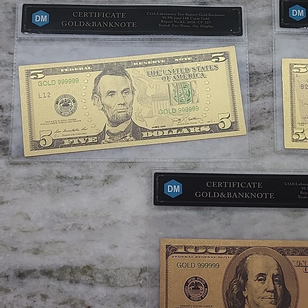 Gold Banknote Collection Set - Picture 4 of 7